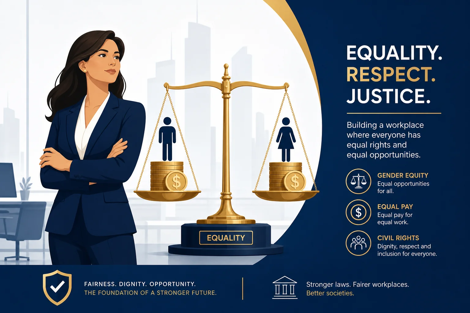 Workplace Harassment Illustration