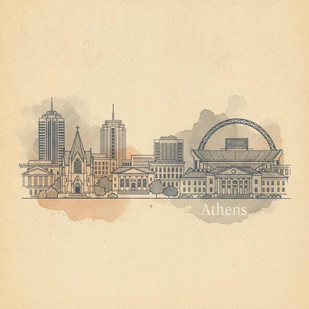 Athens skyline