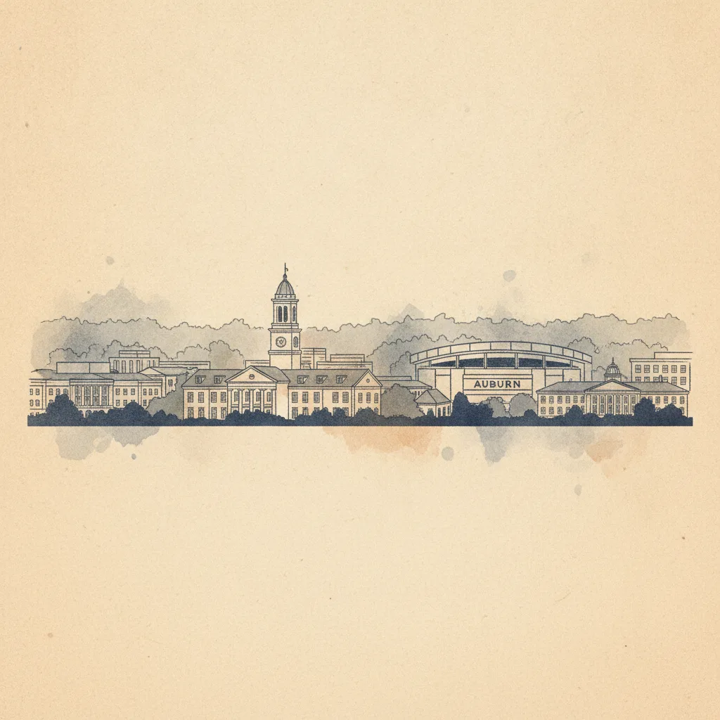 Auburn skyline