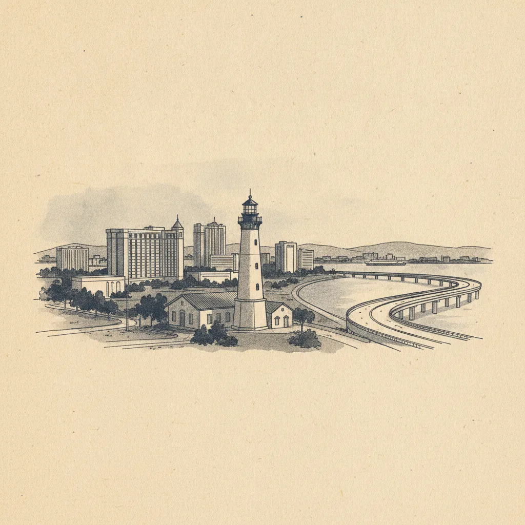 Biloxi skyline
