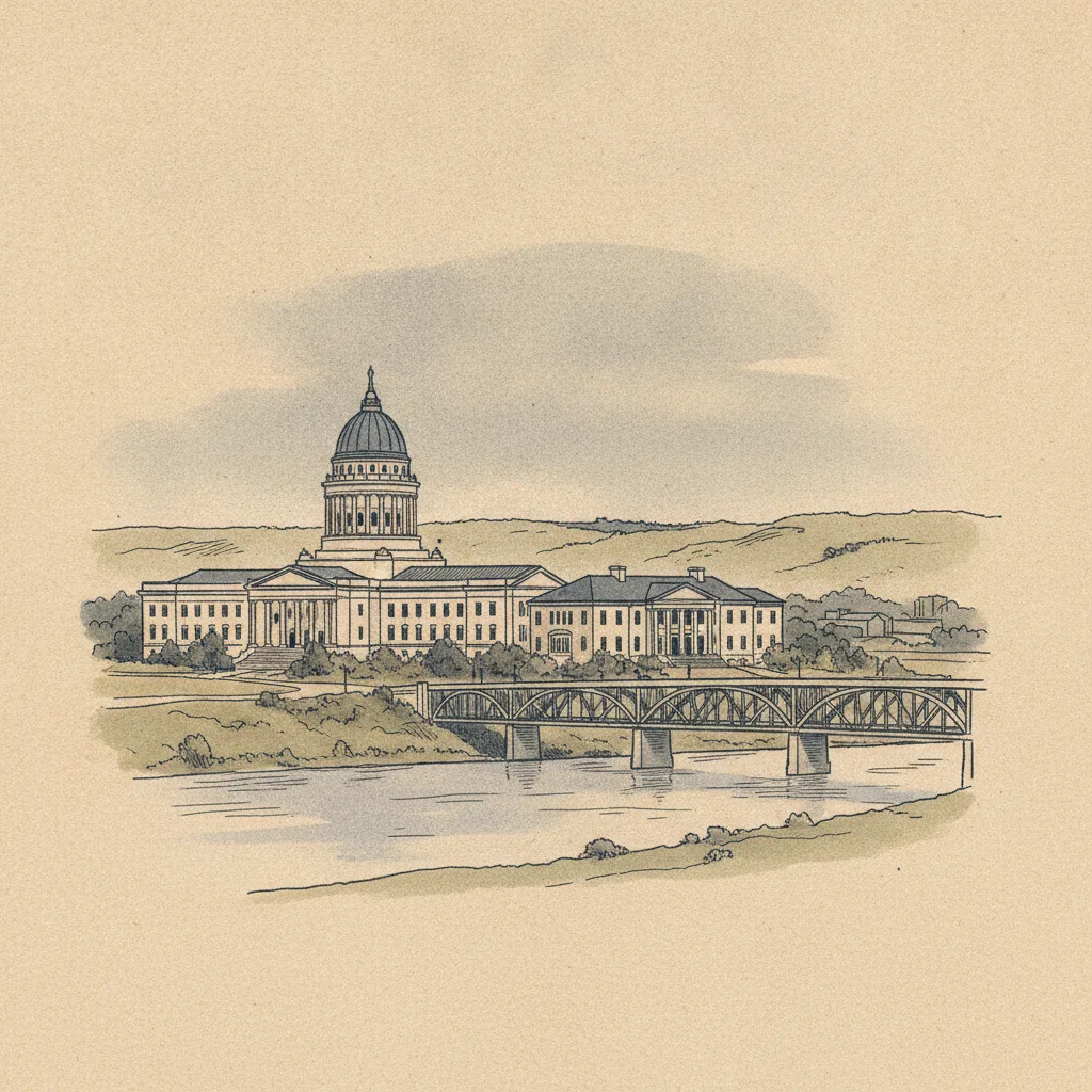 Bismarck skyline