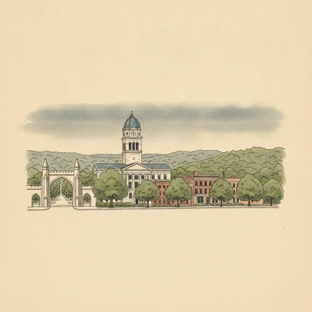 Bloomington skyline