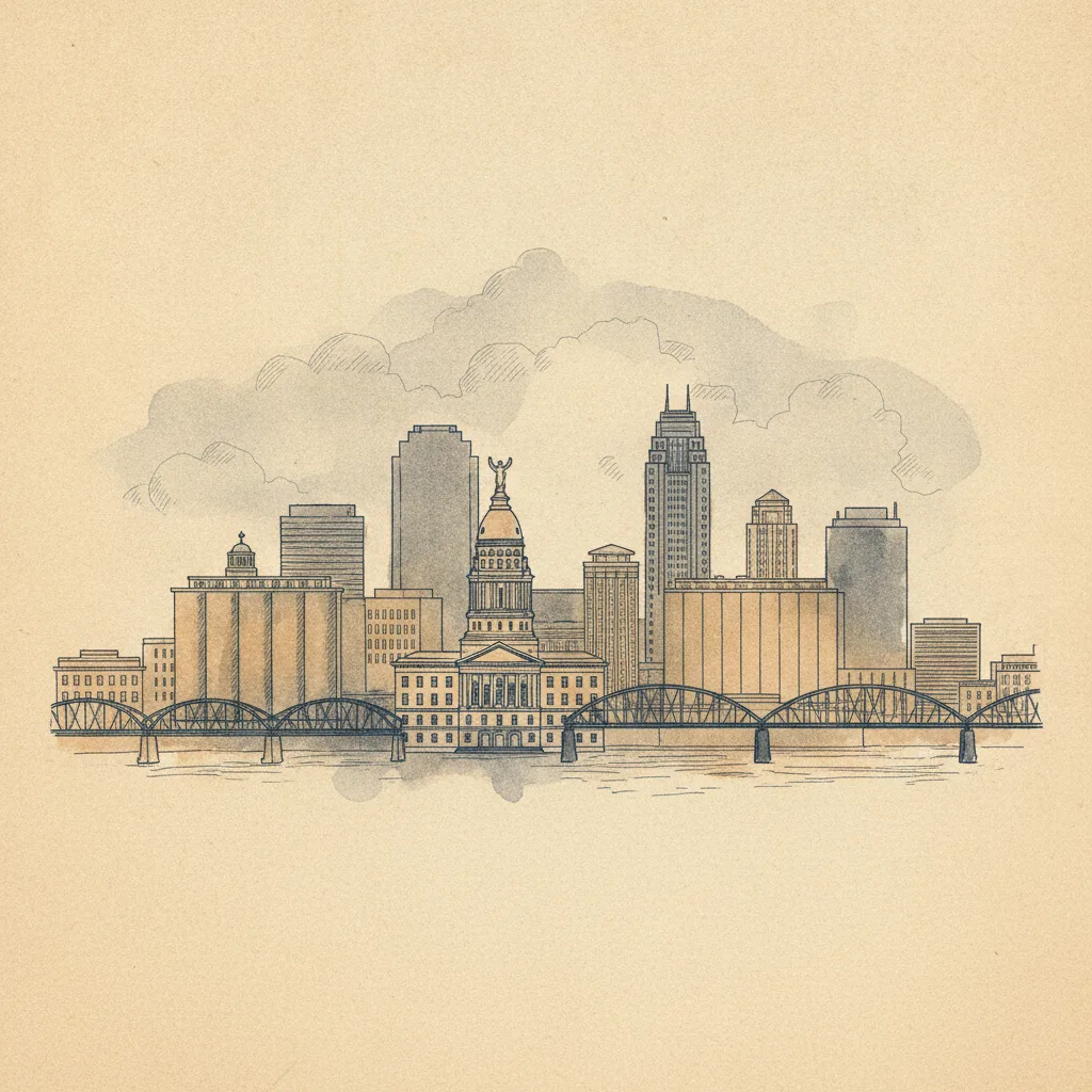 Buffalo skyline