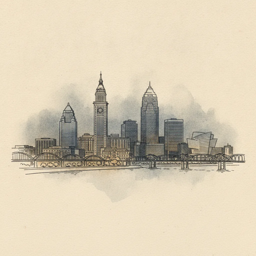 Cleveland skyline