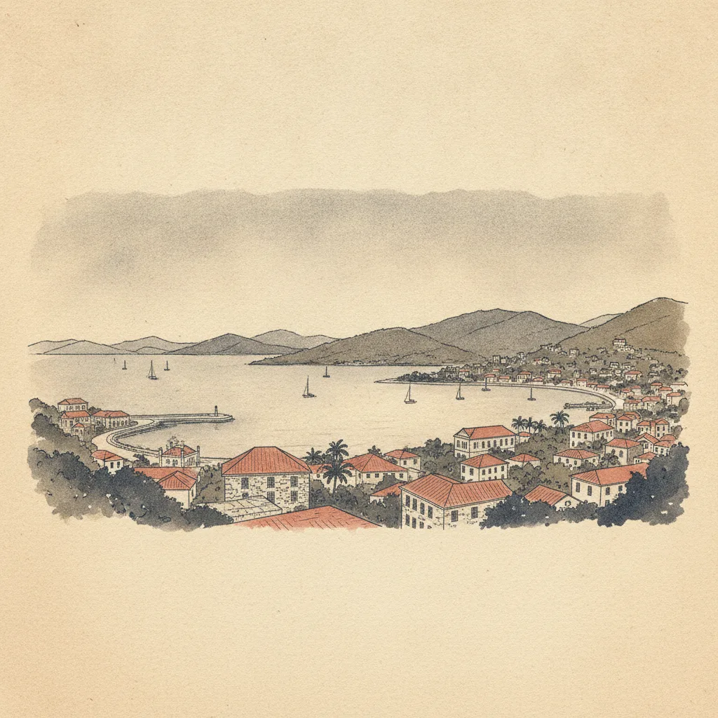 Cruz Bay skyline