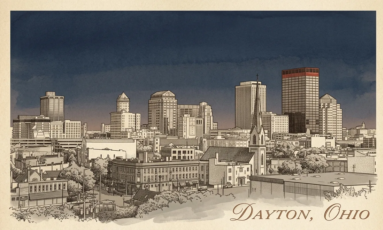 Dayton skyline