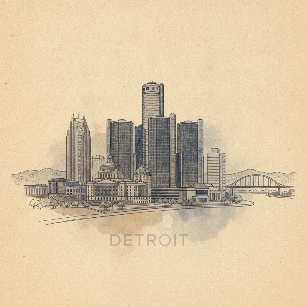 Detroit skyline