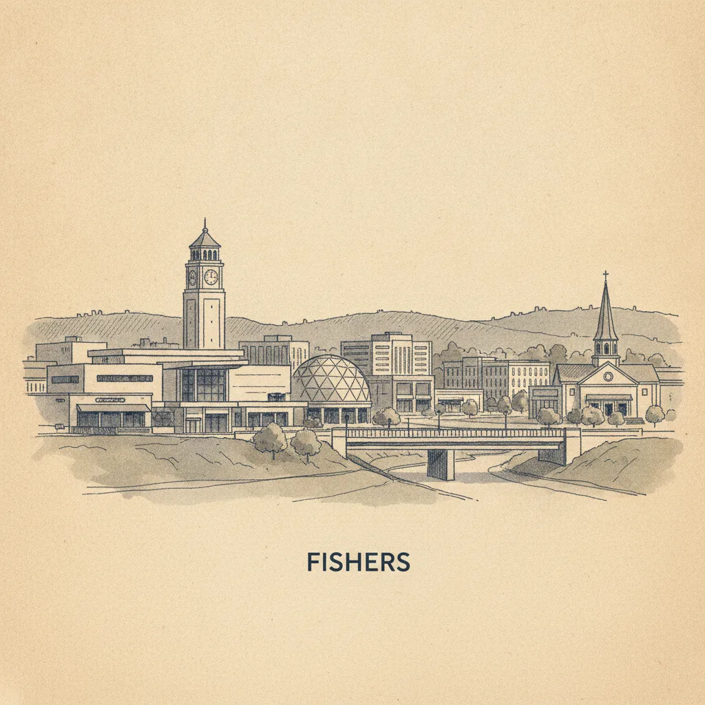 Fishers skyline