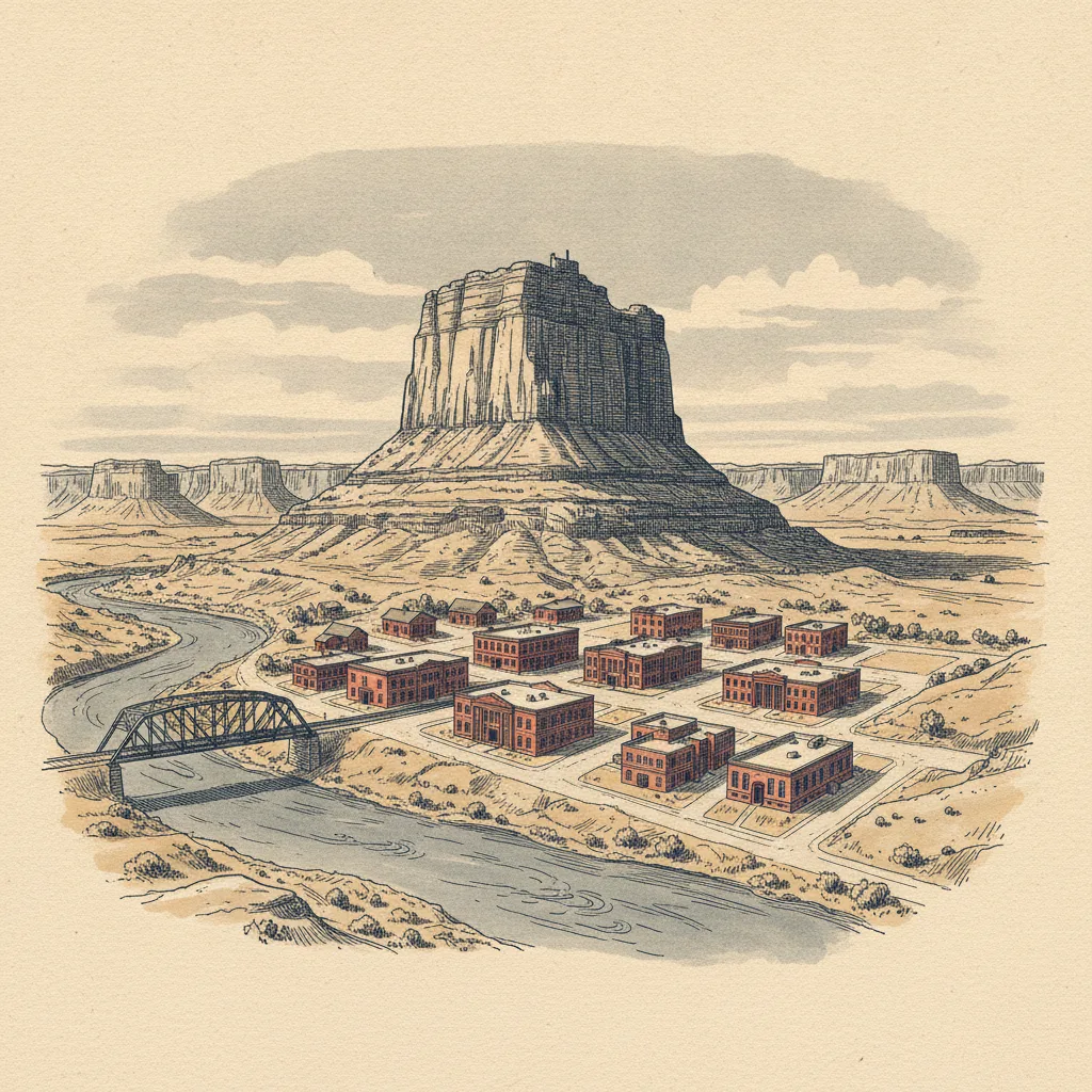 Green River skyline