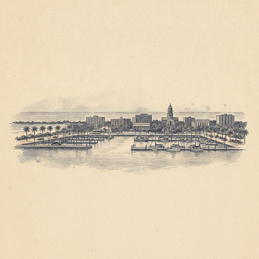 Gulfport skyline