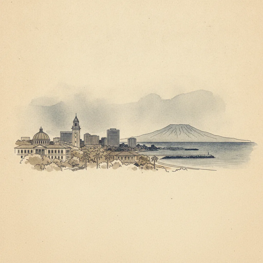 Hilo skyline