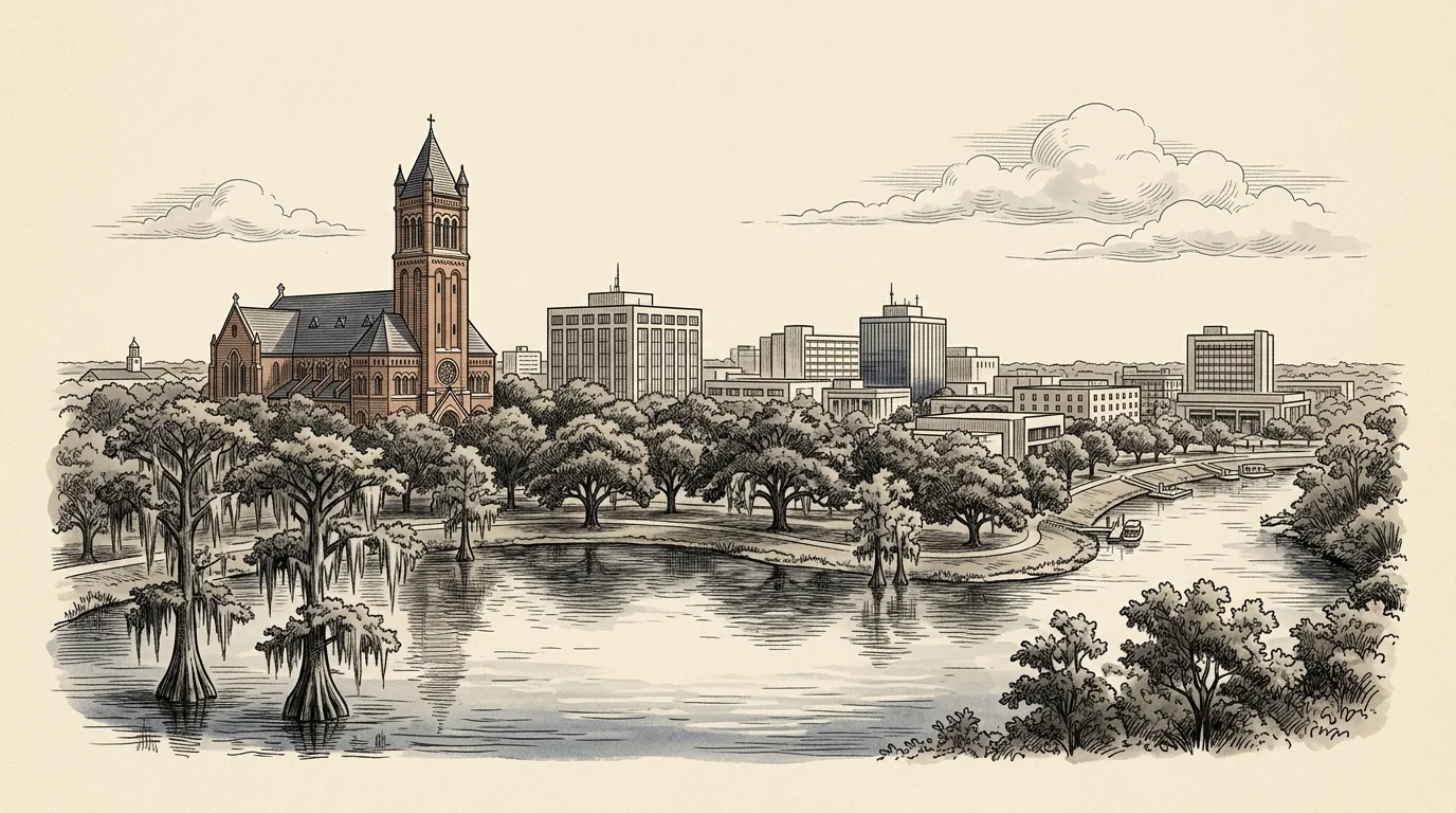 Lafayette skyline