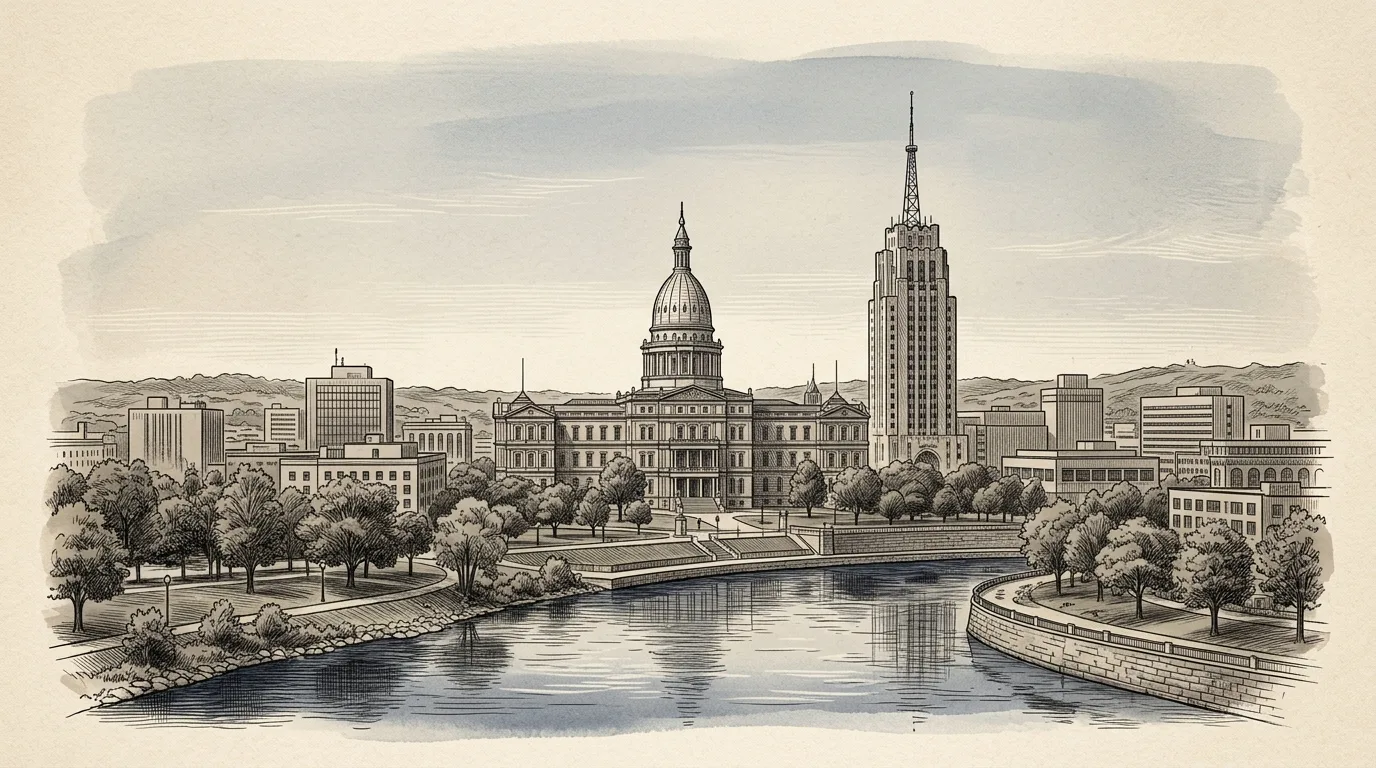 Lansing skyline