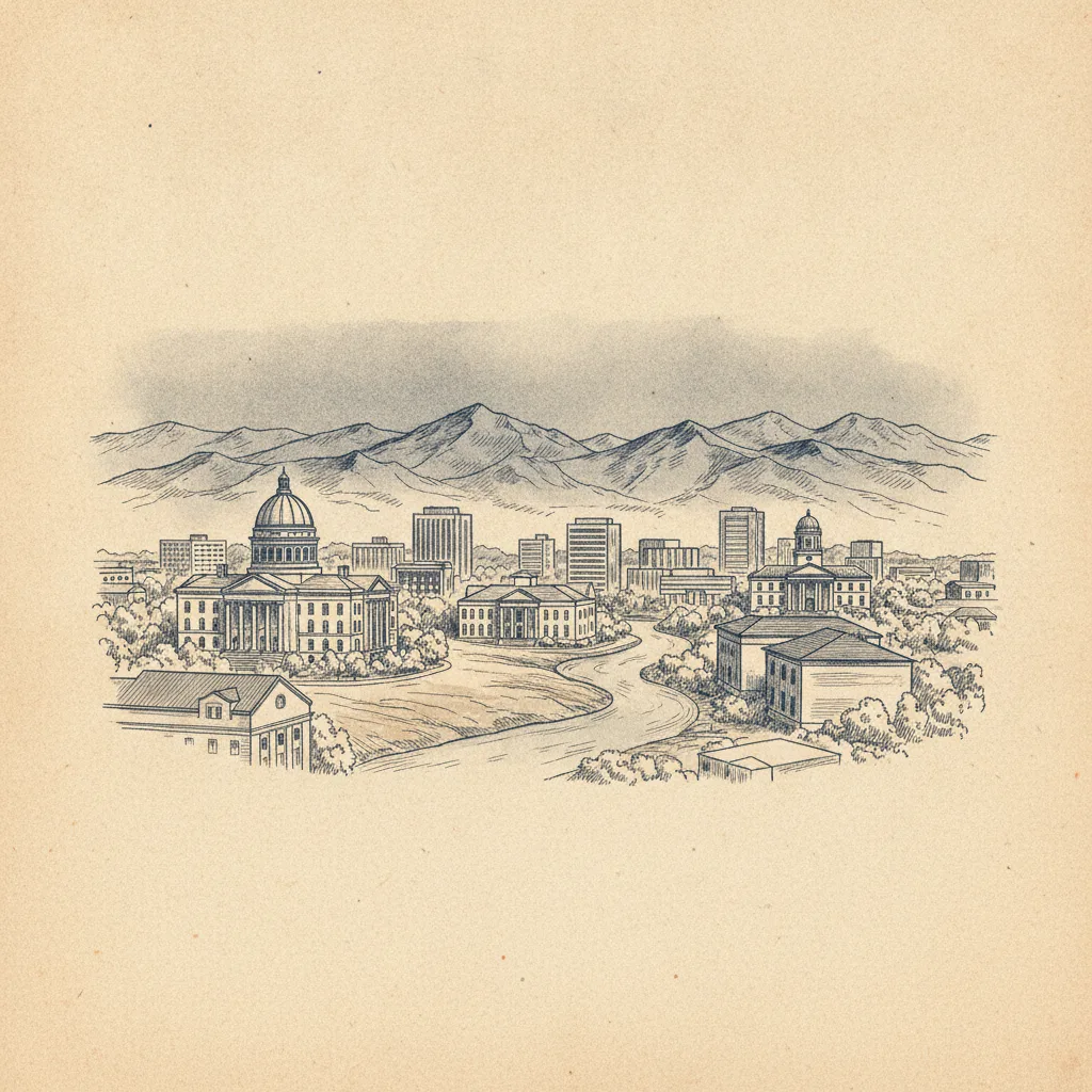 Pocatello skyline